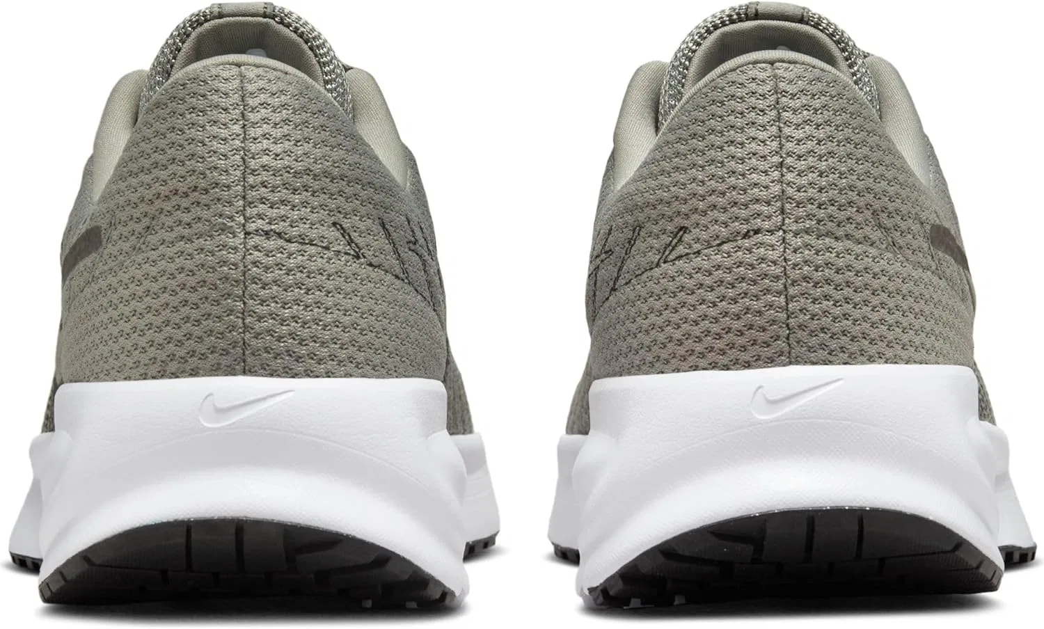 Мужские беговые кроссовки Nike Run Defy HM9594 для бега по шоссе, Light Army Black Iron Grey White — фото 3