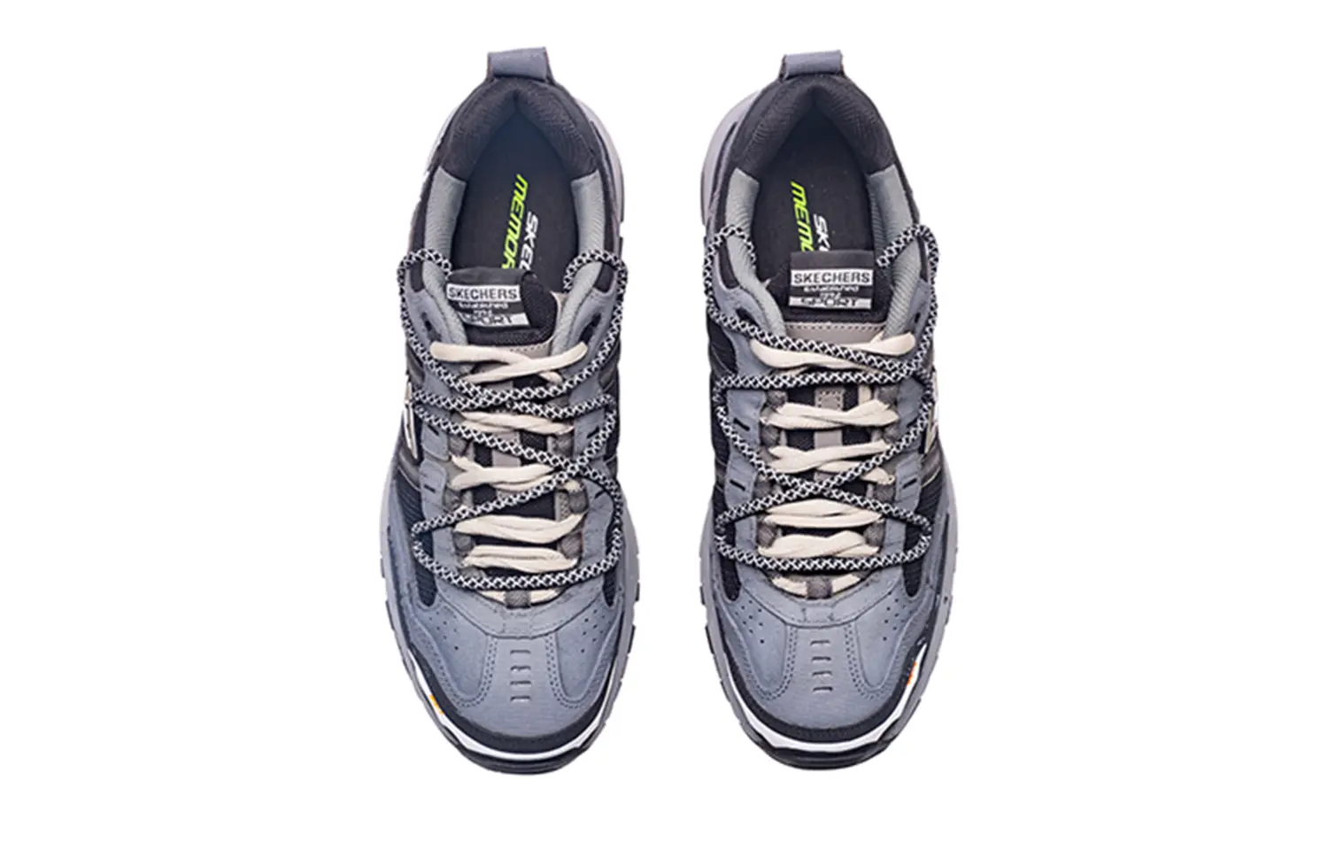 

Кроссовки Skechers Vigor Lifestyle Shoes Men Low-top White/black/gray, серый