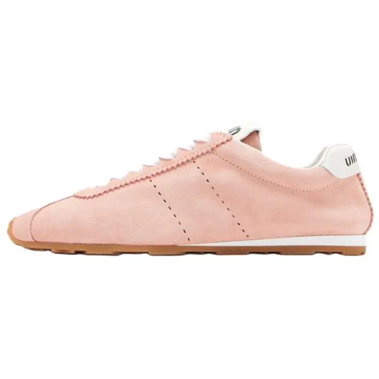 MIU MIU Низкие повседневные туфли Plume, женские, розовые