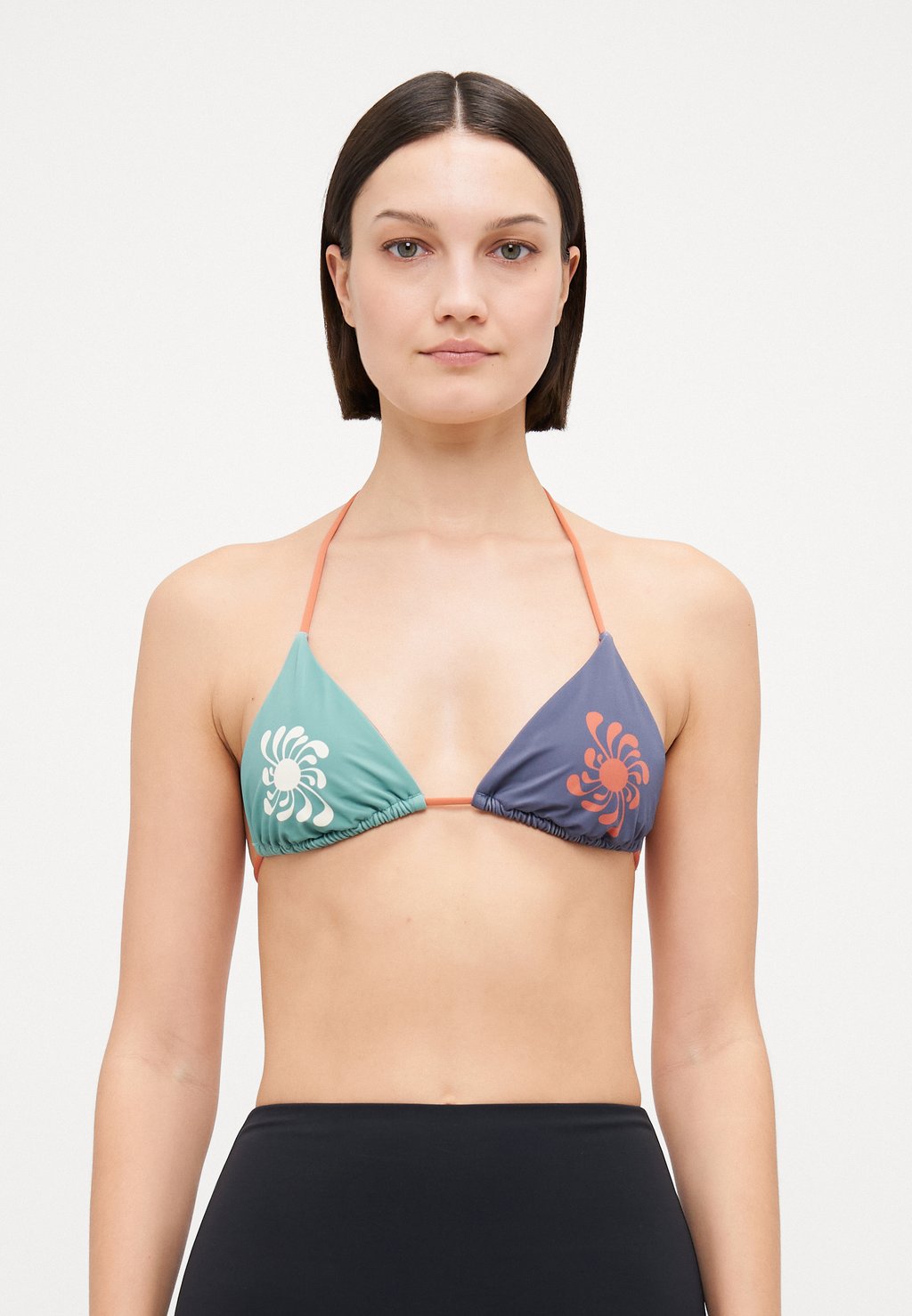 

Верх бикини LAURYN HALTER TRI RVCA, мультиколор