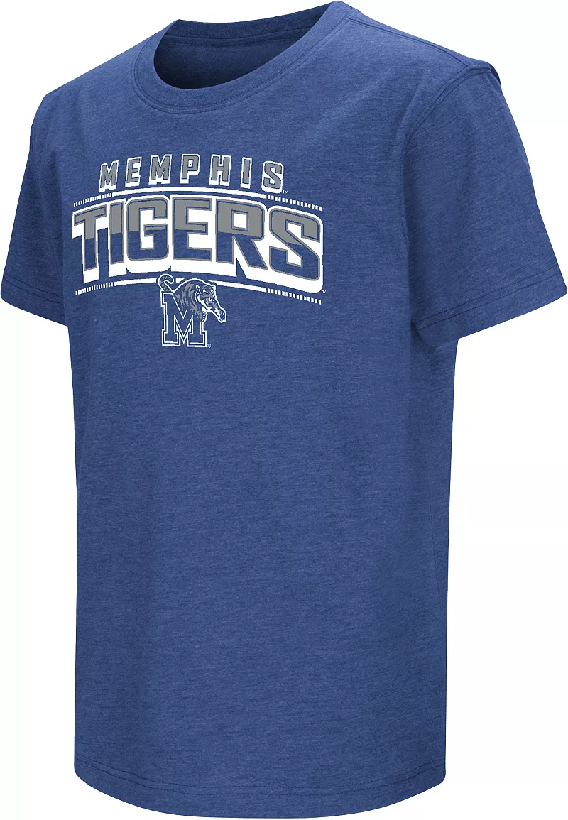 

Синяя промо-футболка Colosseum Youth Memphis Tigers