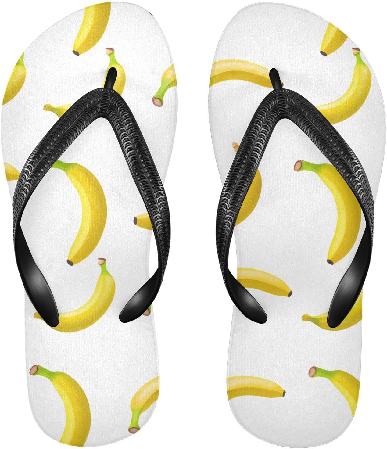 

Мужские и женские пляжные шлепанцы из резины с бананом, белые, нескользящие, летние тапочки, сандалии для душа Sinestour