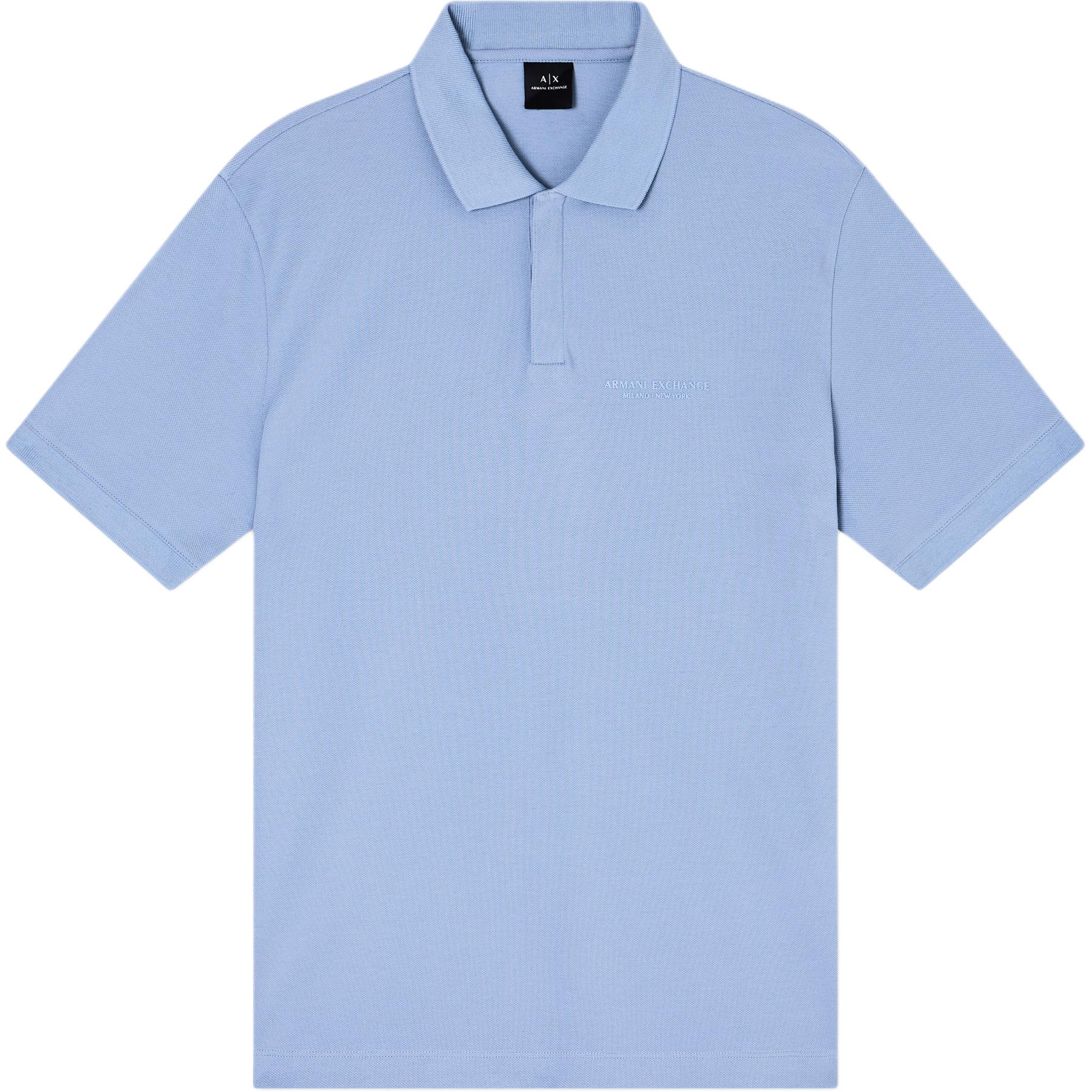 

Футболка-поло мужская ARMANI EXCHANGE, светло-голубой