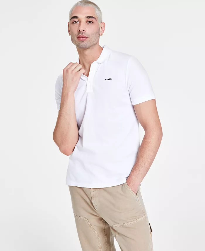 

Мужская рубашка поло Hugo Boss, белый