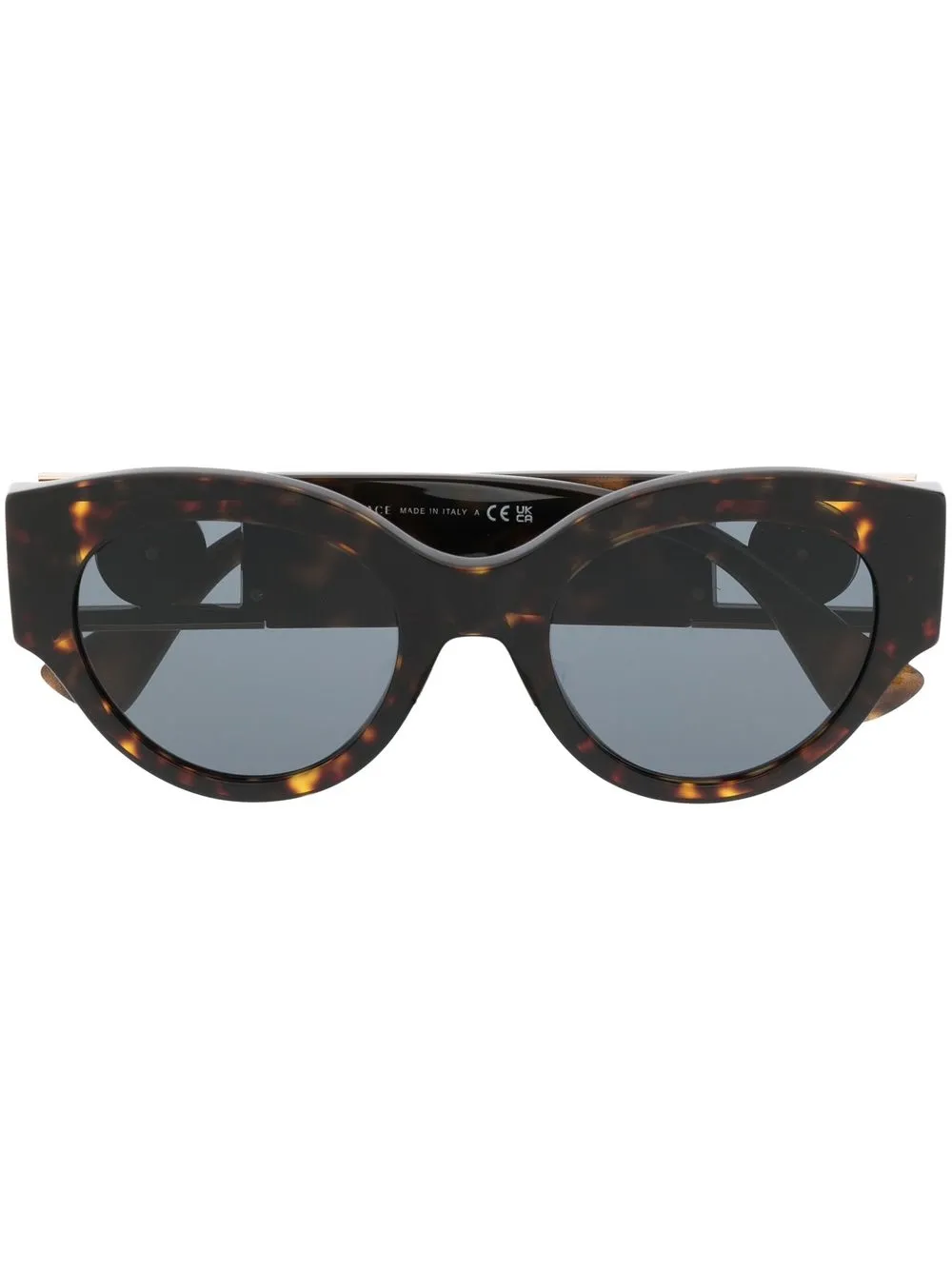 

Солнцезащитные очки с декором Medusa Versace Eyewear, коричневый