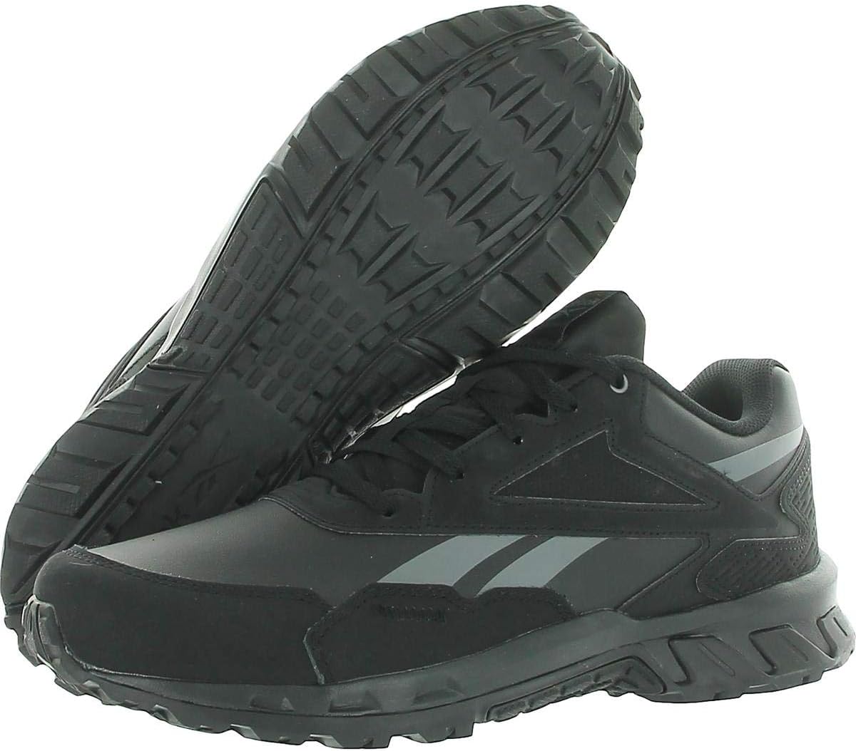 Мужские кроссовки Reebok Ridgerider 5.0 из кожи, черный/серый/красный — фото 2