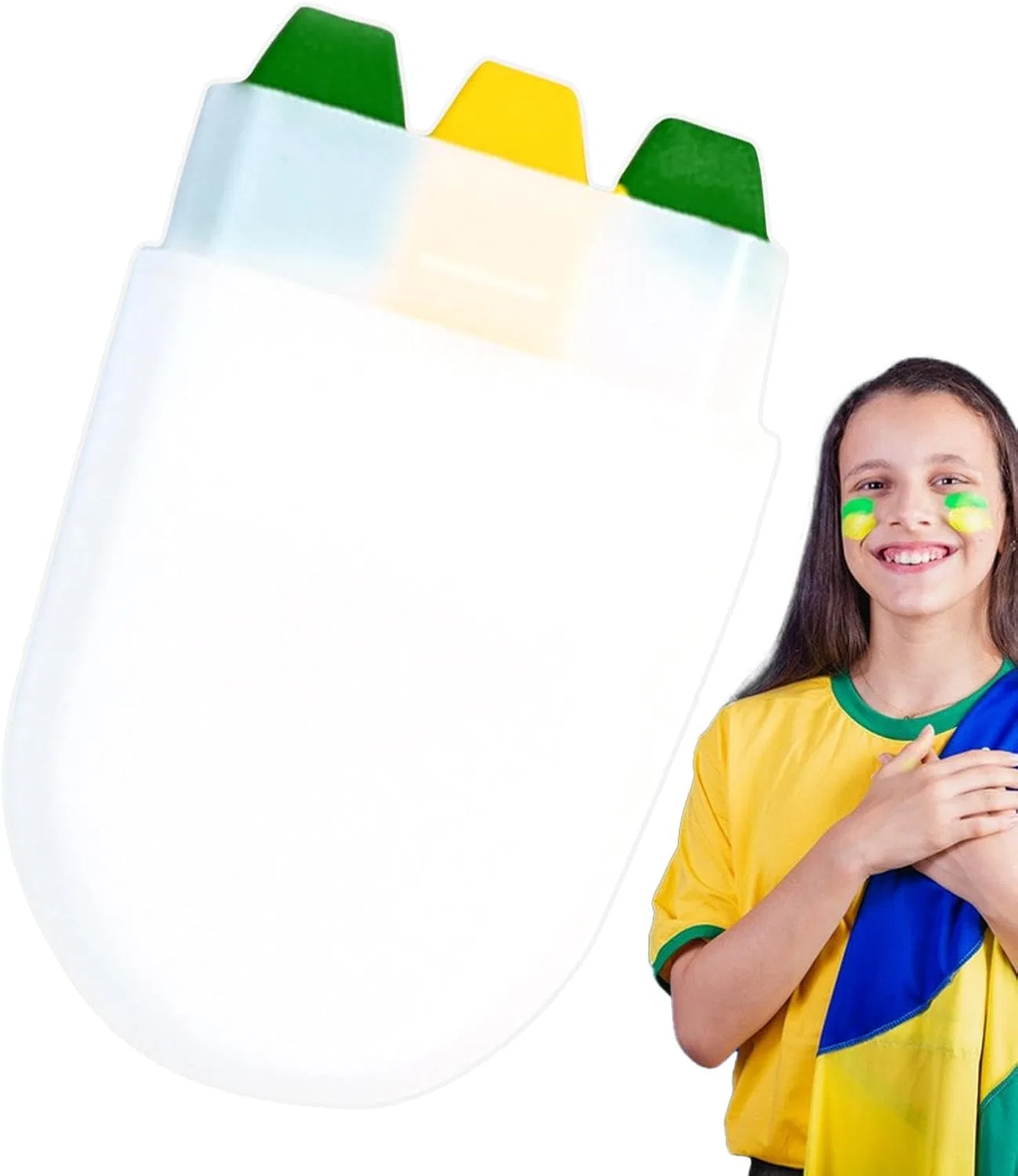 Краска для лица и тела Face Paint Stick, 3 цвета, цвет Brazil
