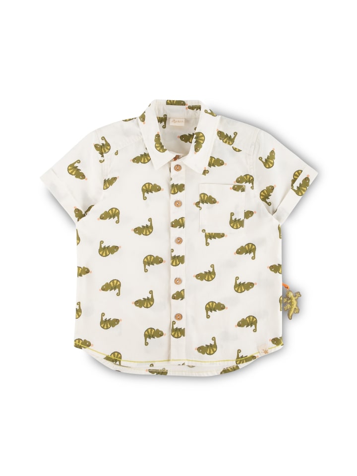 

Рубашка Sigikid, белый/зеленый