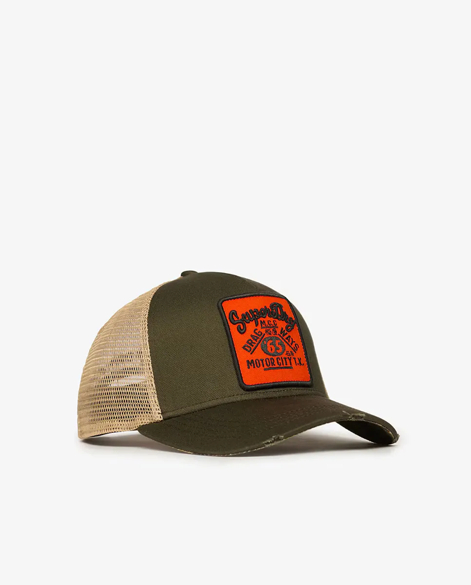 

Кепка дальнобойщика мужская сетчатая Superdry, зеленый
