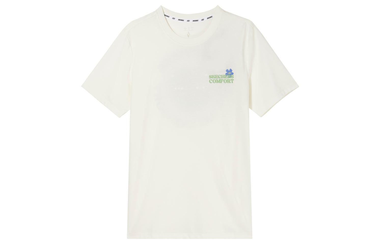 

Skechers Футболка унисекс, цвет "зефир", белая, Белый, Skechers Футболка унисекс, цвет "зефир", белая