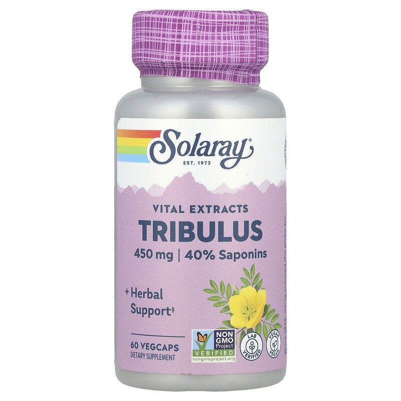 

Solaray, Vital Extracts, якорцы стебля, 450 мг, 60 растительных капсул