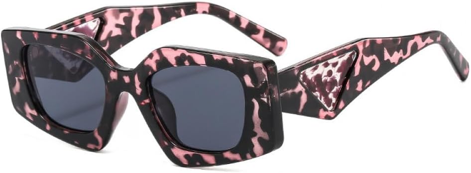 

Популярные модные солнцезащитные очки «кошачий глаз» в форме многоугольника для женщин, ретро-стиль, желейные, с защитой от УФ-излучения UV400, для мужчин, прозрачная оправа, SUN155 Generic, Pattern Gray