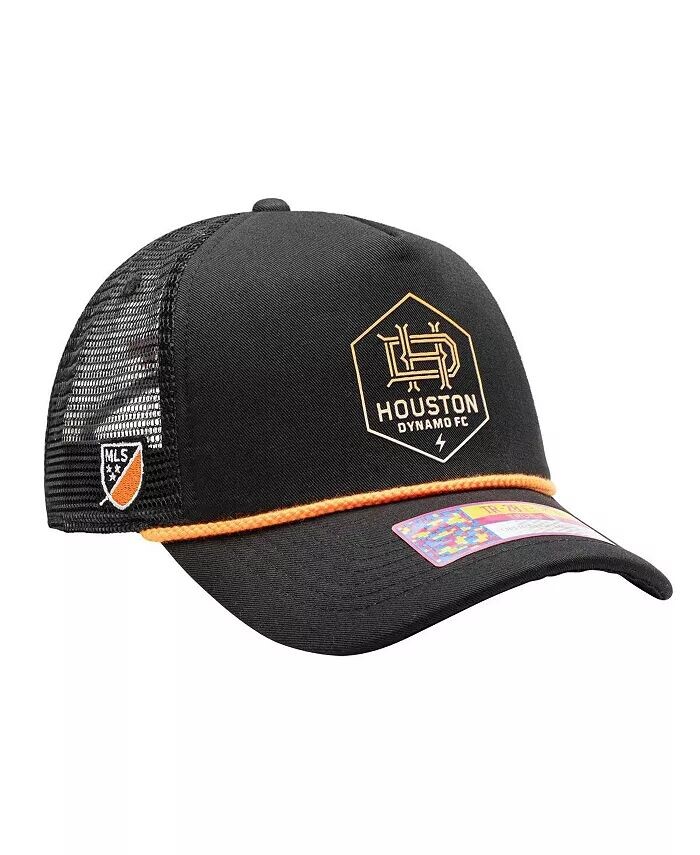 

Мужская черная регулируемая кепка Houston Dynamo FC Atmography Trucker Fan Ink, черный