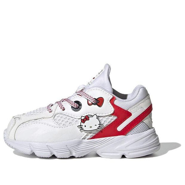 

Кроссовки hello kitty x astir 'white vivid red' Adidas, белый