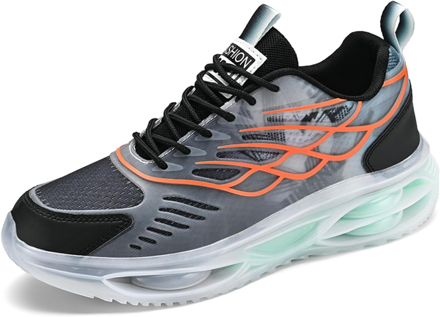 

Мужские кроссовки GSIGUL для бега по дороге, модные сникерсы, дышащие сетчатые прогулочные кроссовки, спортивно-повседневная обувь для мужчин, зеленый