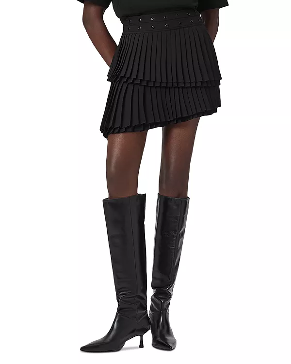 

Мини-Юбка Оона Allsaints, черный