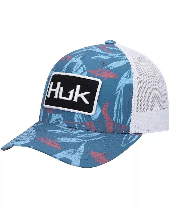 

Мужская синяя кепка с логотипом Ocean Palm Trucker Snapback Huk, синий