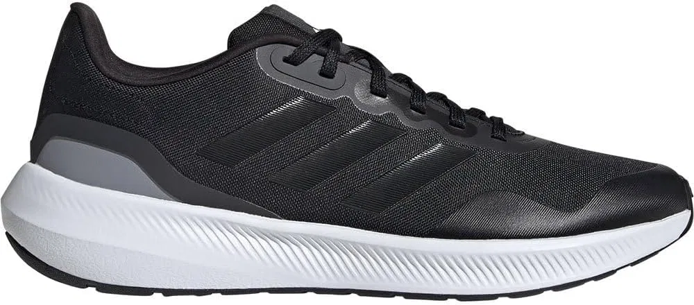 Мужские кроссовки Adidas Runfalcon 3 Tr для бега, Core Black Carbon Core — фото 2