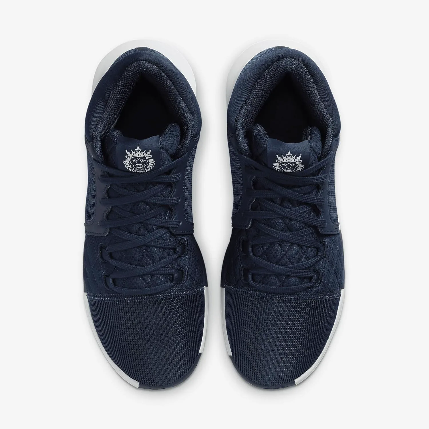 Мужские баскетбольные кроссовки Nike Lebron Witness VIII, темно-синий/белый — фото 4