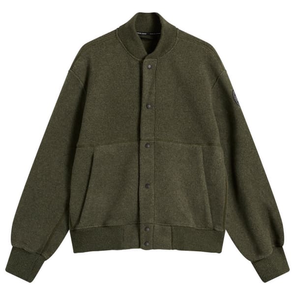 

Куртка-бомбер Hudson из флиса Canada Goose, темный шалфей