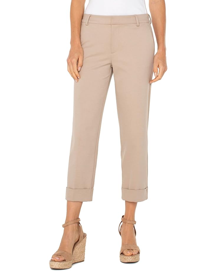 

Брюки Liverpool Los Angeles Kelsey Knit Crop Trouser 25", цвет Biscuit Tan