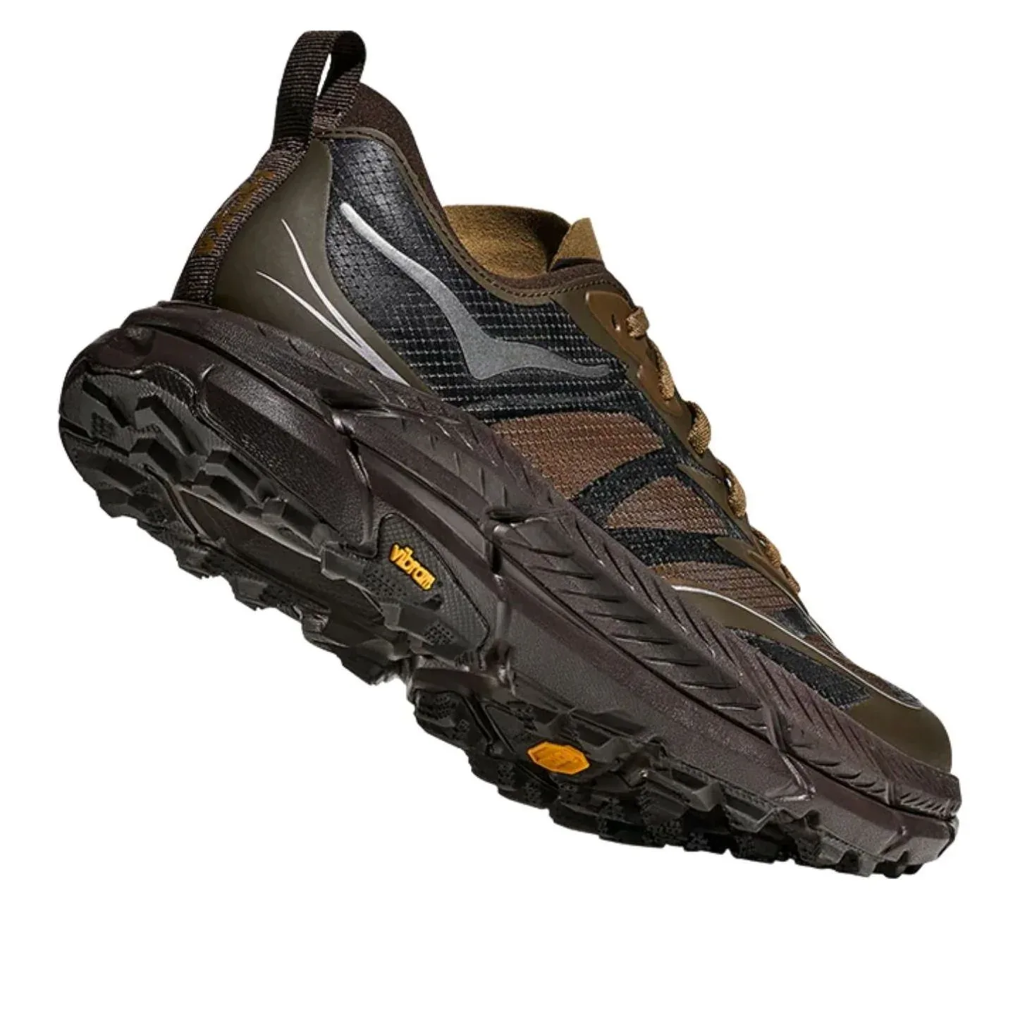 Кроссовки HOKA ONE ONE Mafate Speed 4 Lite 'Tree Bark Cast Iron', черный — фото 4