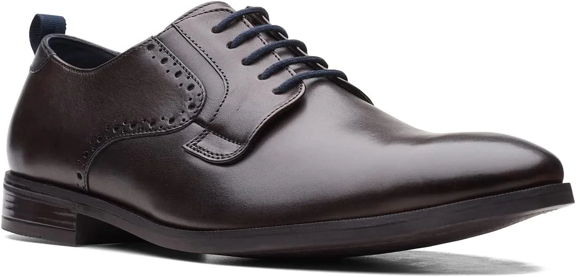 Мужские кожаные туфли Clarks Stanford Lace Clarks Cycle Systems, темно-коричневый — фото 2