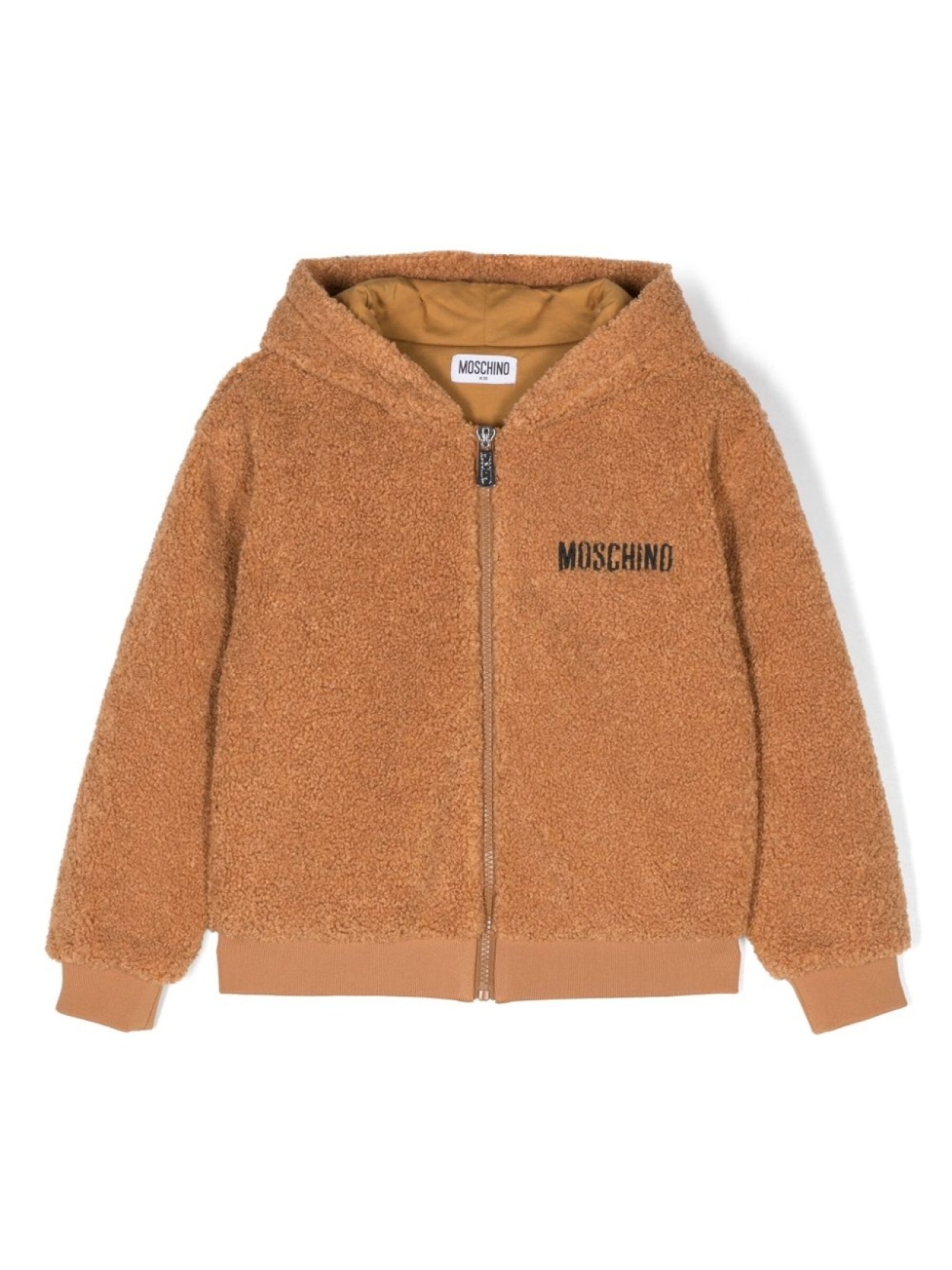 

Moschino Kids куртка из искусственного меха с узором Teddy Bear, коричневый