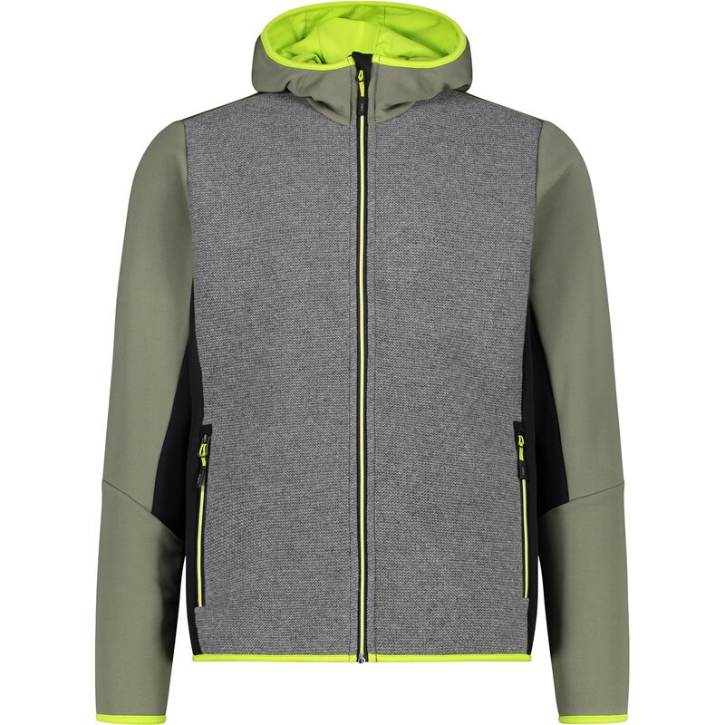 

Толстовка с капюшоном, мужская куртка с фиксированным капюшоном Cmp, цвет kaki