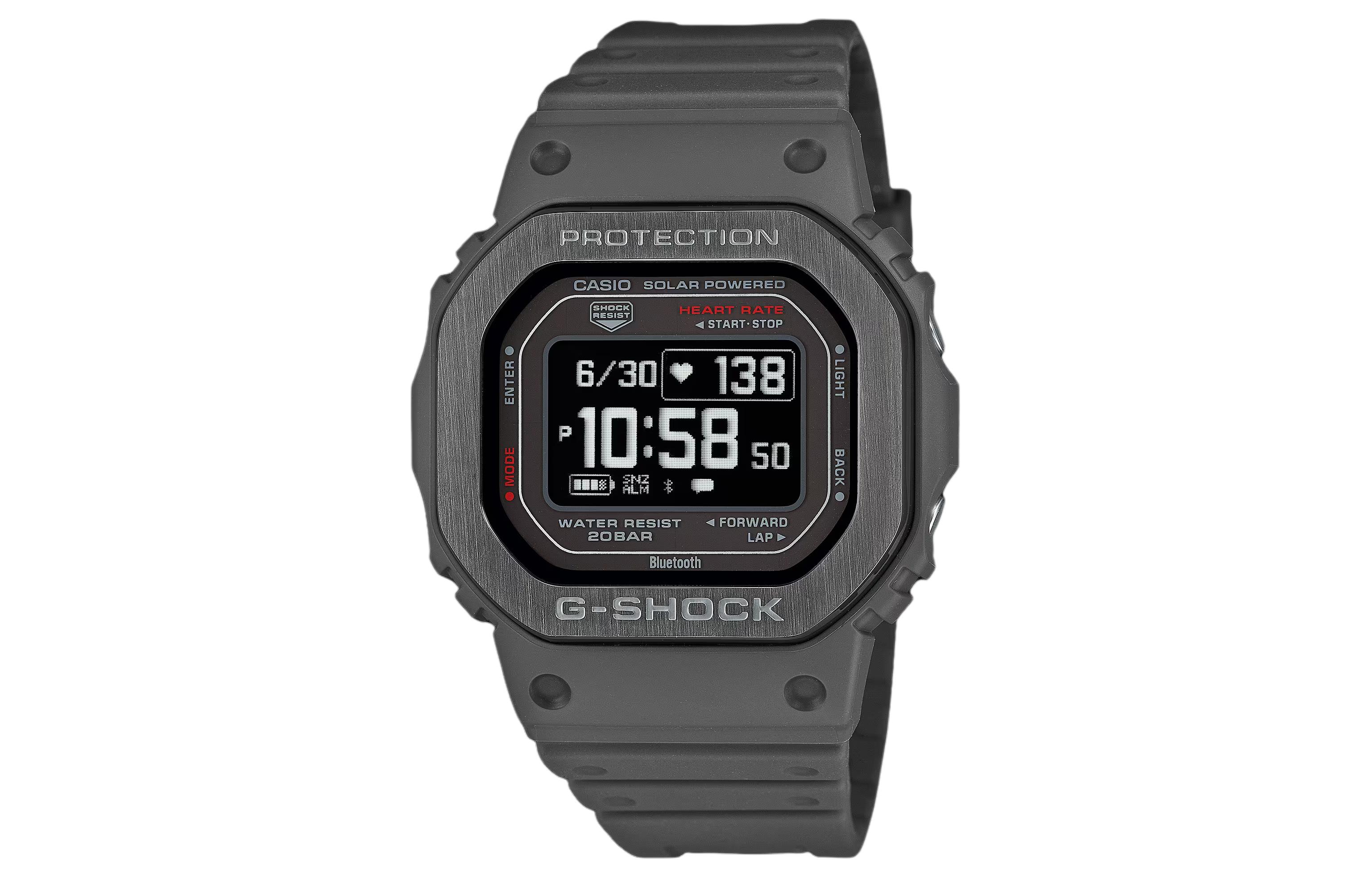 

CASIO Часы Unisex G-SQUAD Series Black Watch DW-H5600MB-8JR, Black Dial