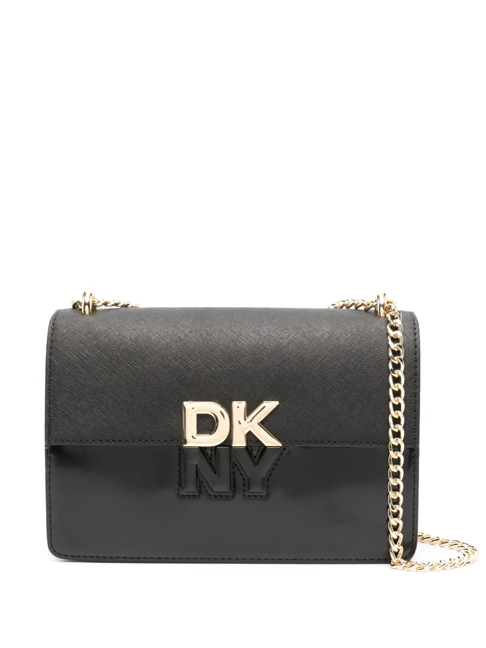 

Сумка через плечо с логотипом DKNY, черный