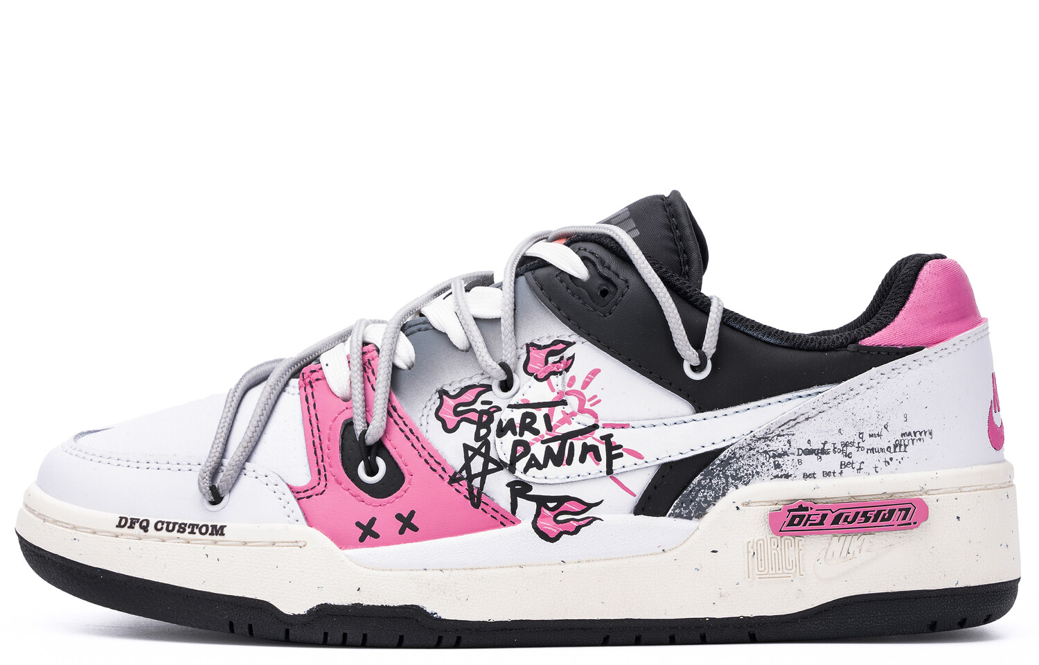 

Кроссовки Nike Full Force Skateboarding Shoes Men Low-top White, слоновая кость, Бежевый, Кроссовки Nike Full Force Skateboarding Shoes Men Low-top White, слоновая кость