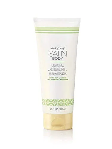 Шелковый лосьон для тела Satin Body с маслом ши, белым чаем и цитрусом, 192 мл Generic