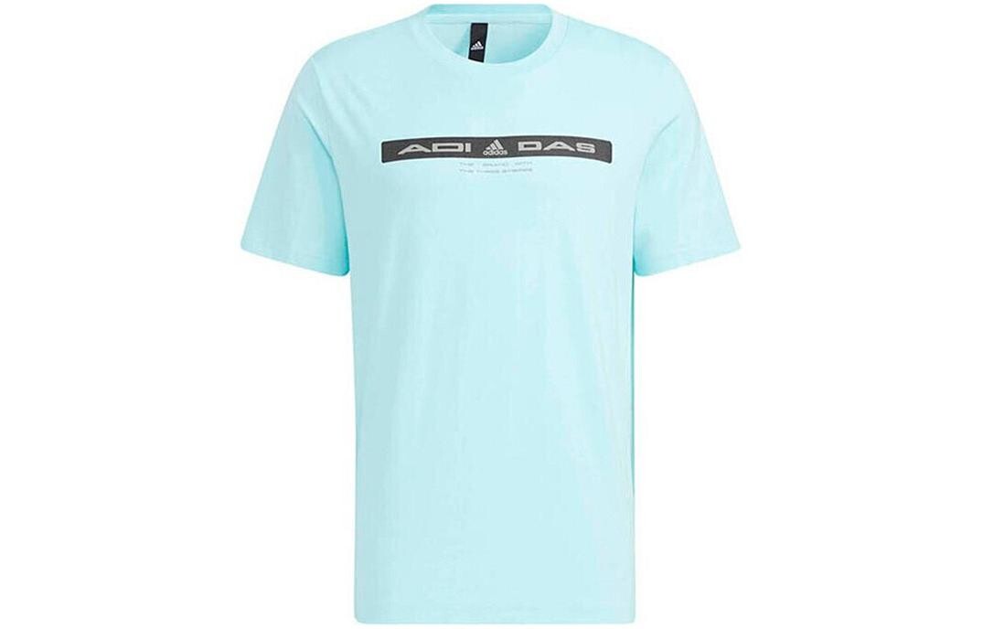 

Футболка мужская синяя Adidas, синий