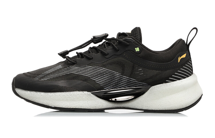 

Супер легкие 18 детские кроссовки GS Low-top черные Lining Young