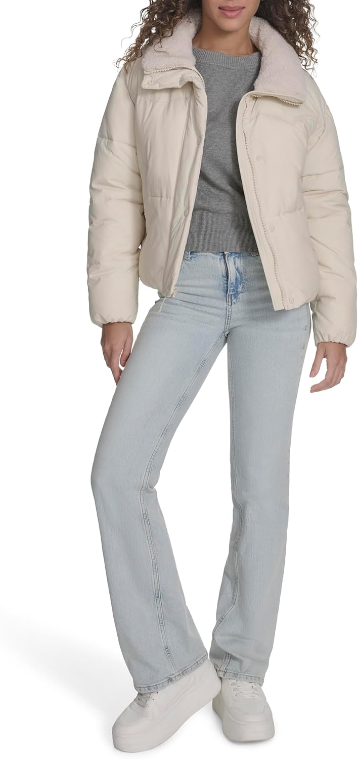 Levi's Женская ковбойская пуховик, Almond Milk — фото 2