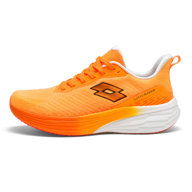 

LOTTO Амортизирующие устойчивые к истиранию дышащие низкие беговые кроссовки с карбоновой пластиной мужские неоново-оранжевые, цвет Neon Orange