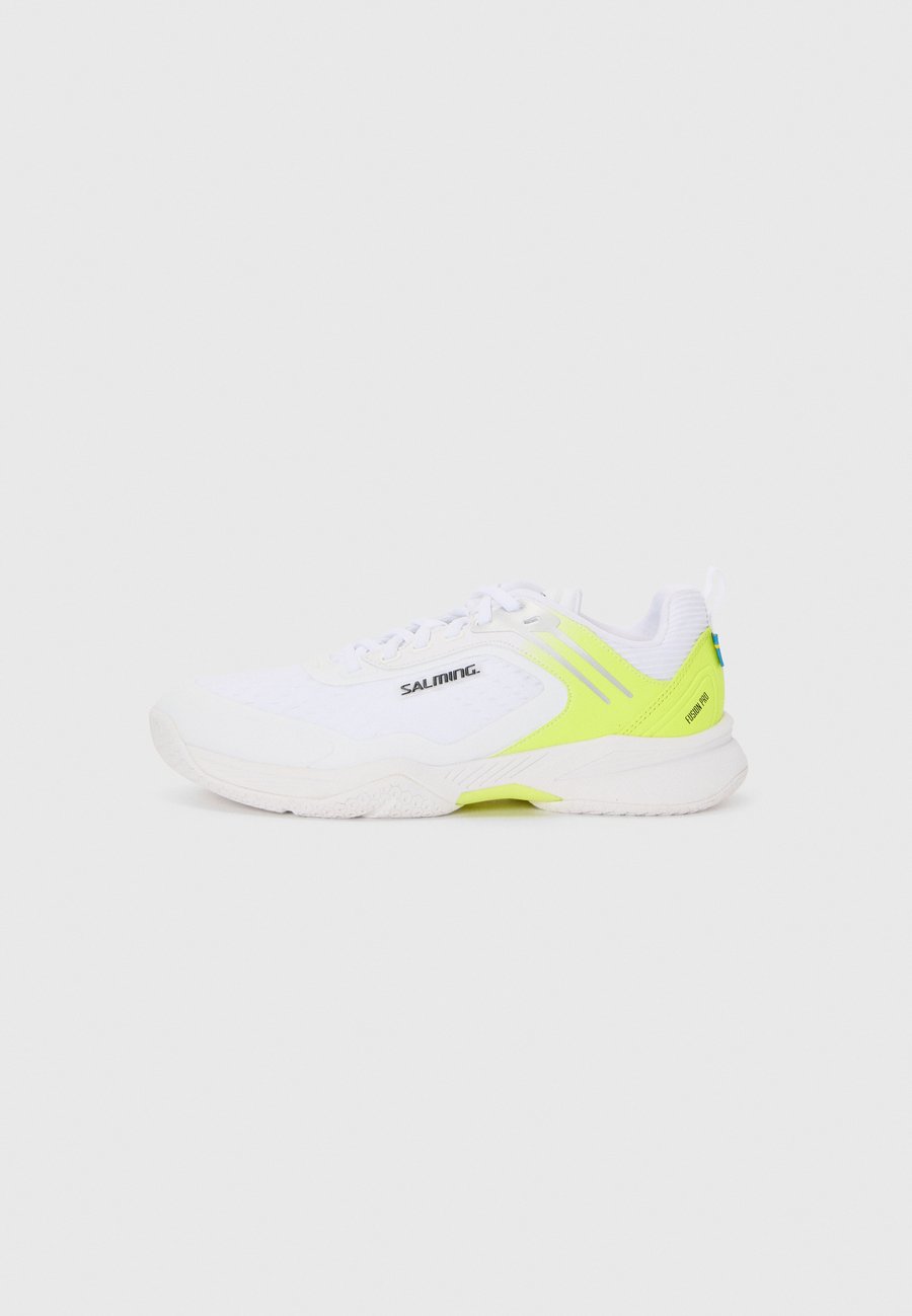 Кроссовки Salming FUSION PRO, White/Yellow/White