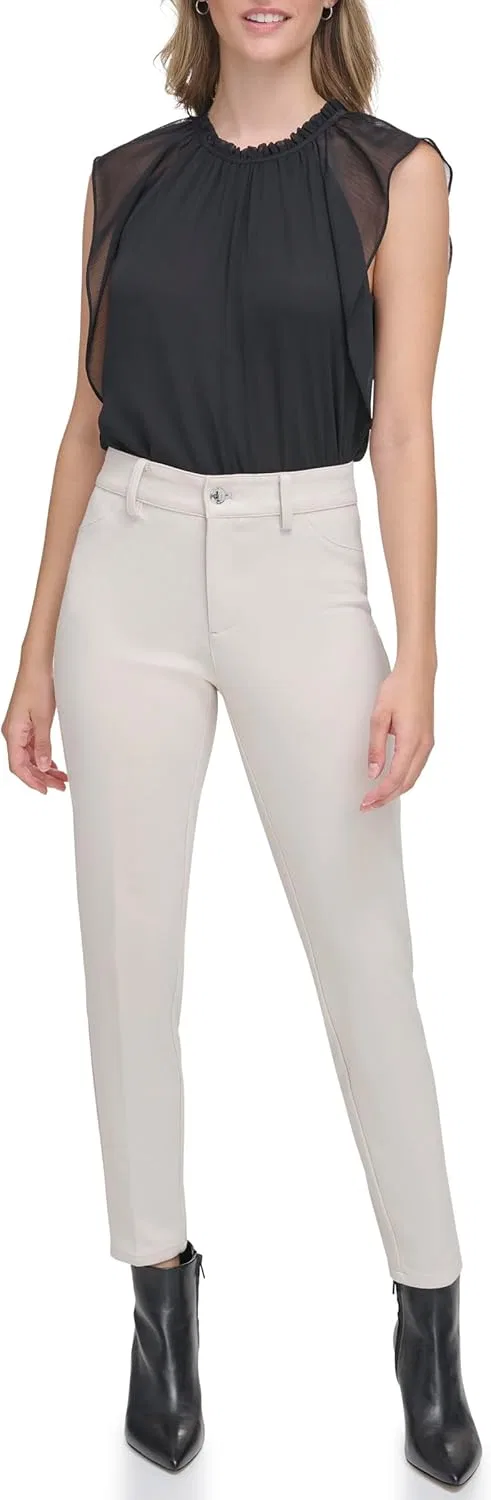 Женские узкие брюки Calvin Klein с пуговицами