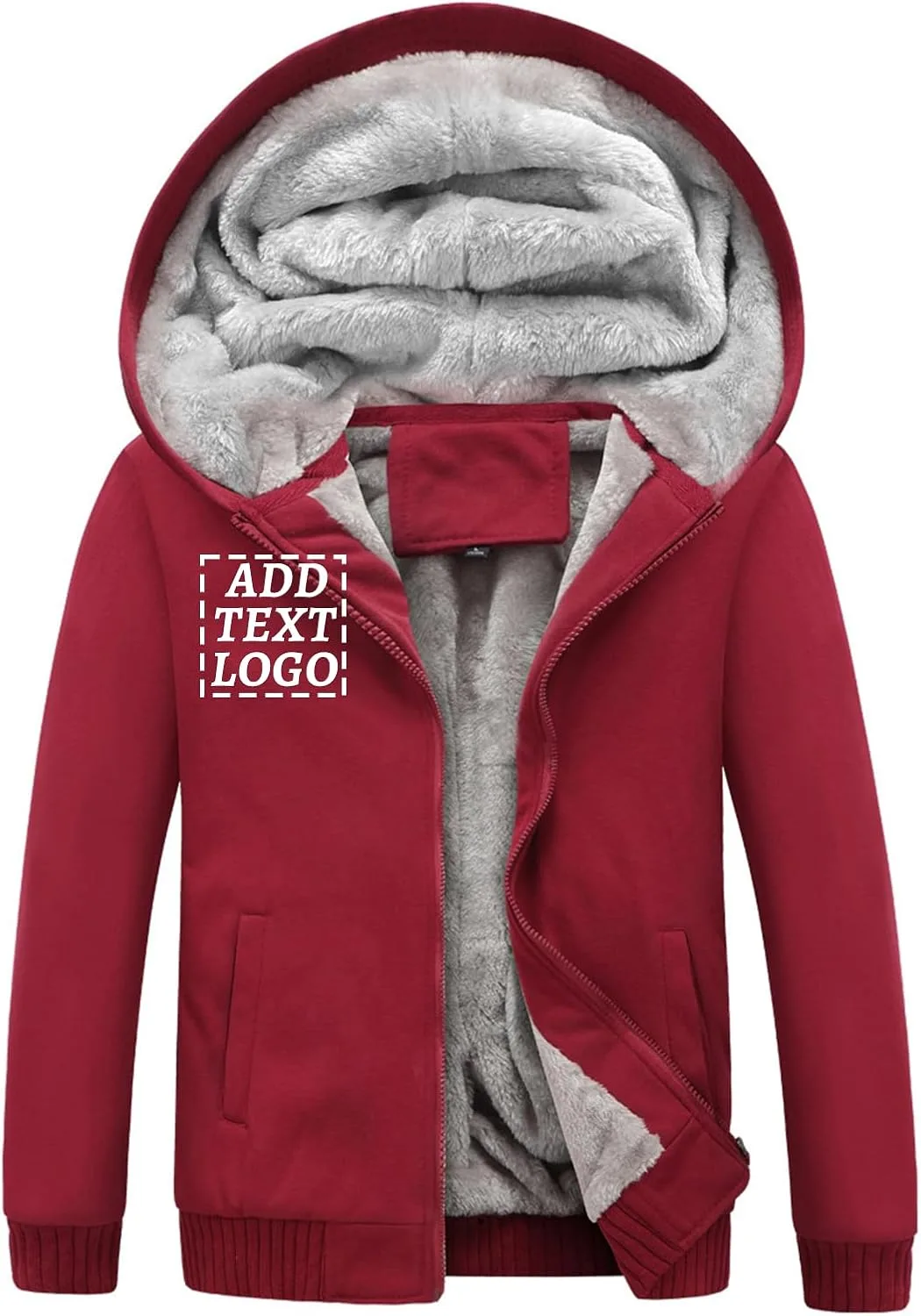 

Худи для мужчин Heavyweight Fleece с полной застёжкой-молнией