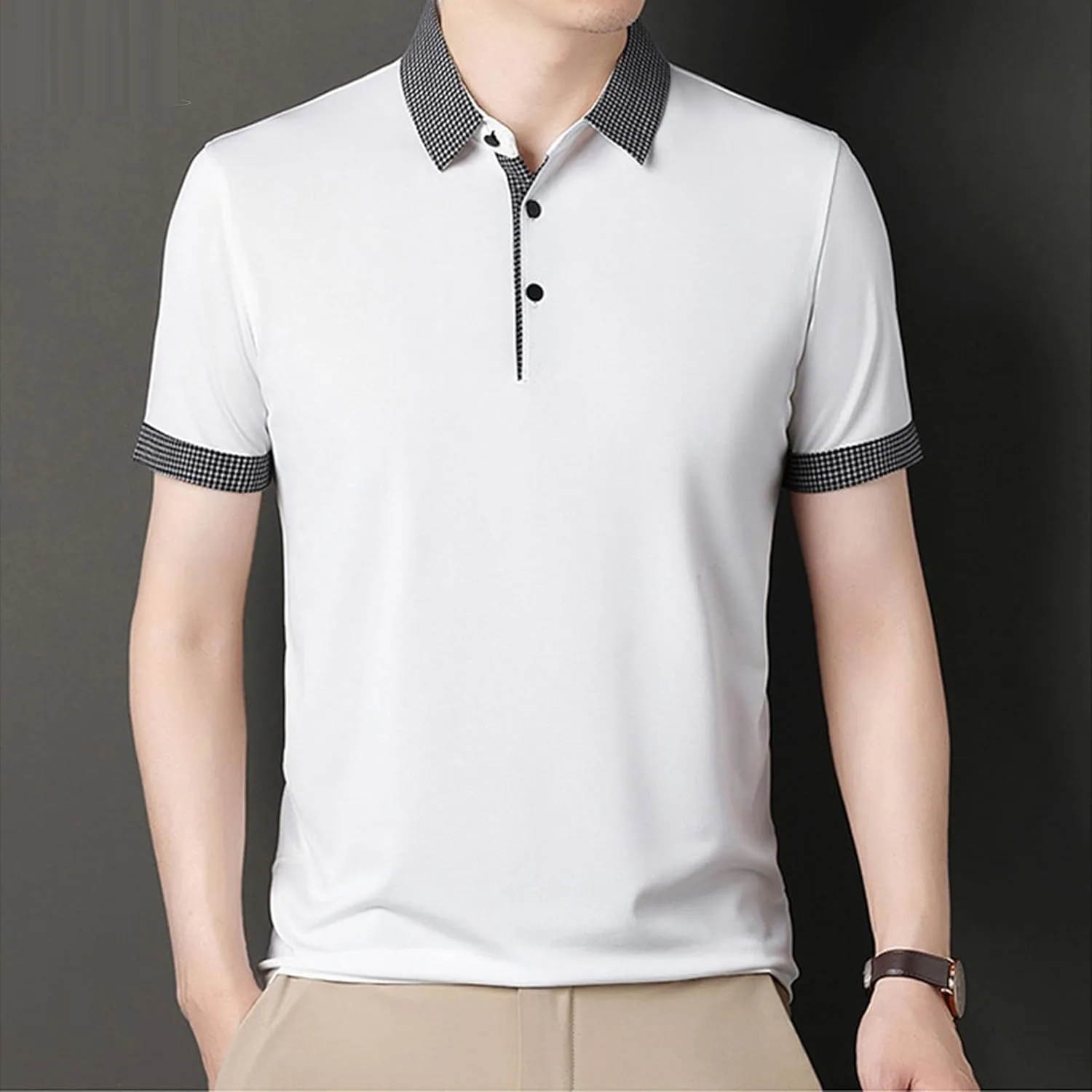 Мужская футболка Golf Basic с воротником, Regular Fit, хлопок — фото 2