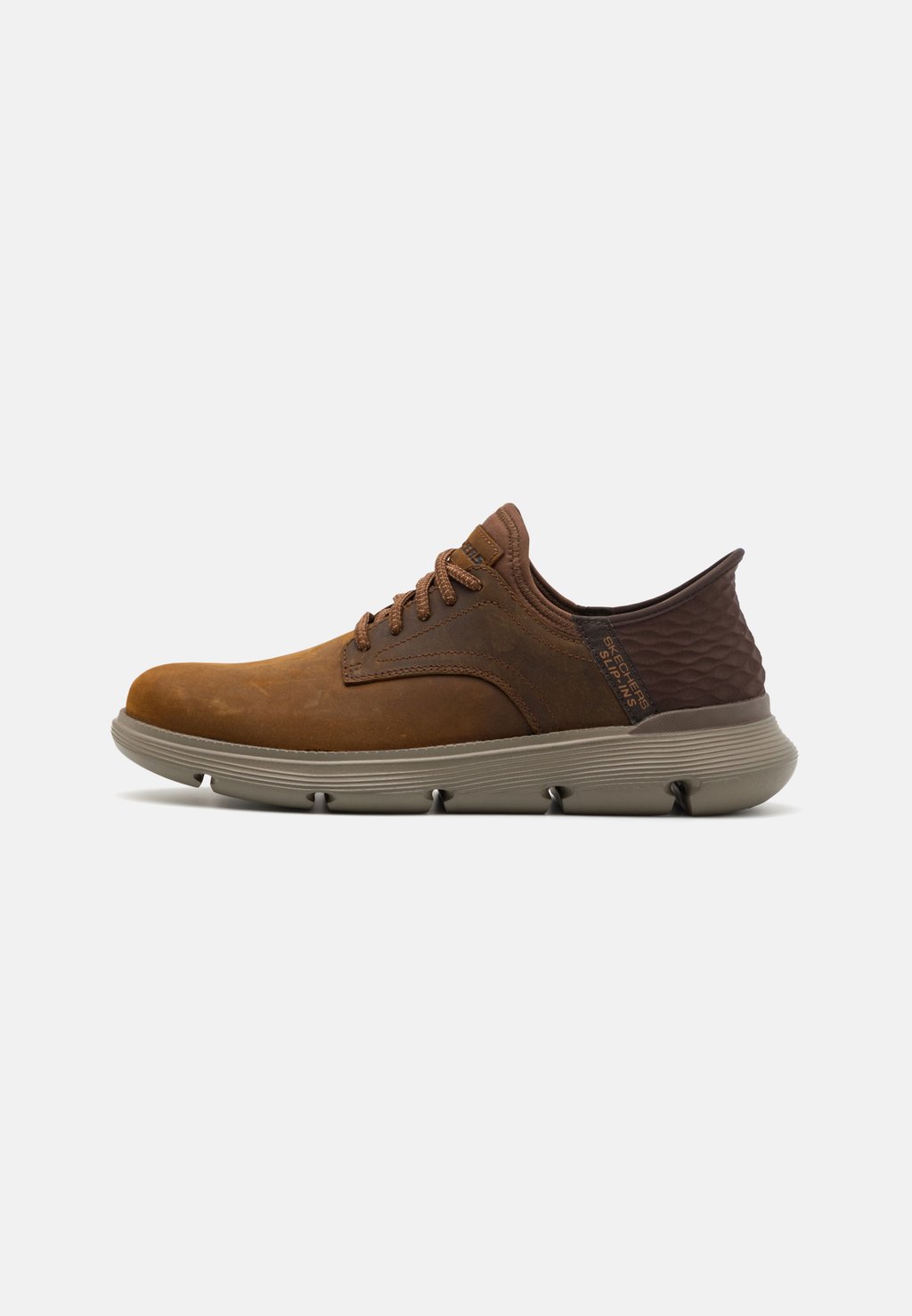 

Низкие кеды GARZA Skechers Wide Fit, темно-коричневый
