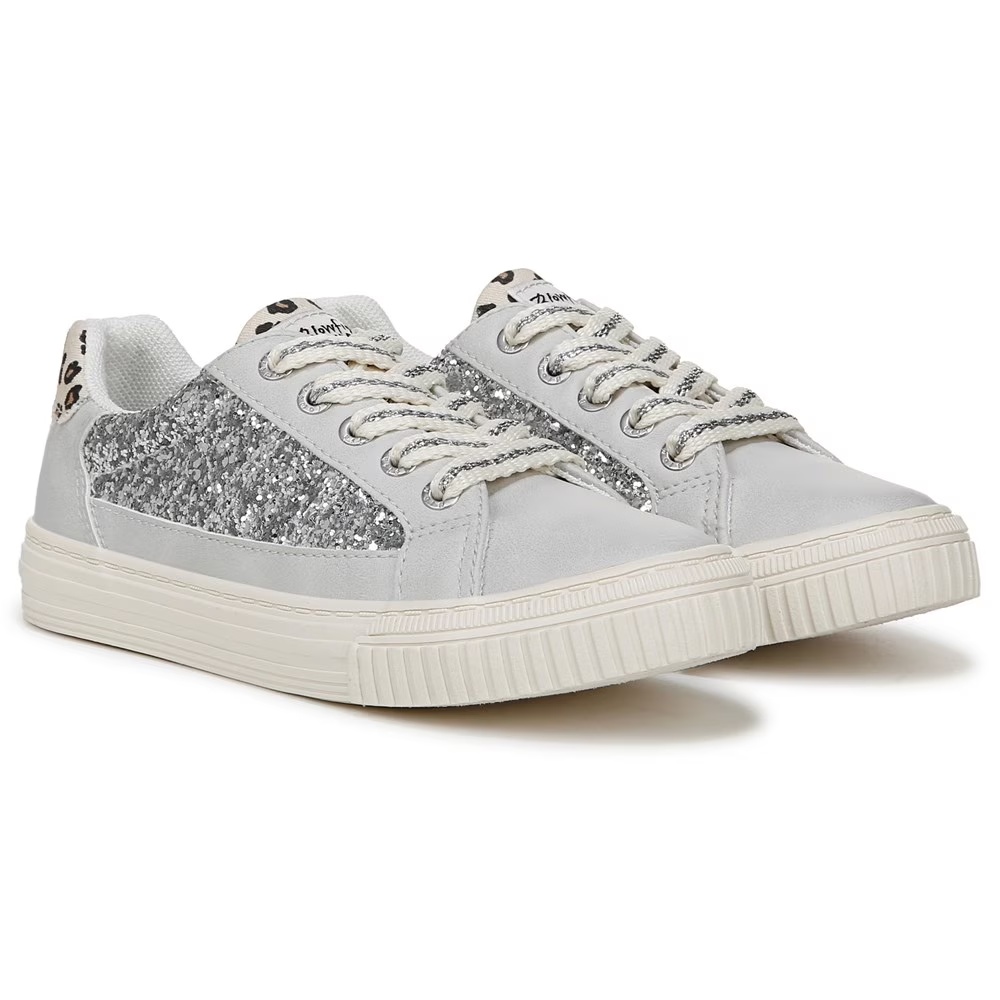 

Детские кроссовки amaze-b-k для малышей/больших детей Blowfish Malibu, grey leopard glitter