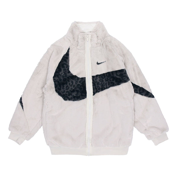 

Куртка Men's Nike Sportswear Swoosh Contrasting Colors Large Logo Sports Jacket Autumn White, белый