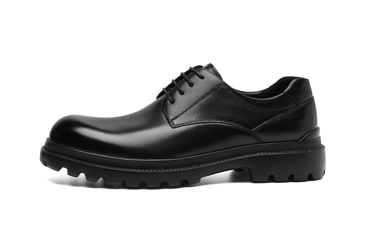 

Туфли HLA Dress Shoes Men Low-Top Black