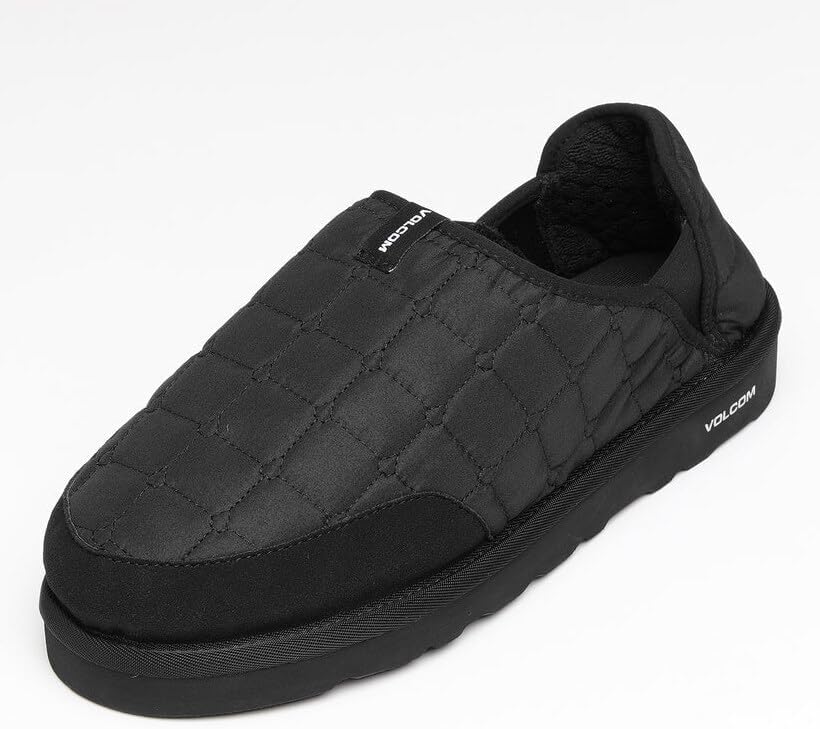 Мужские тапочки Volcom Recliner для дома, улицы и кемпинга, белый/черный — фото 2