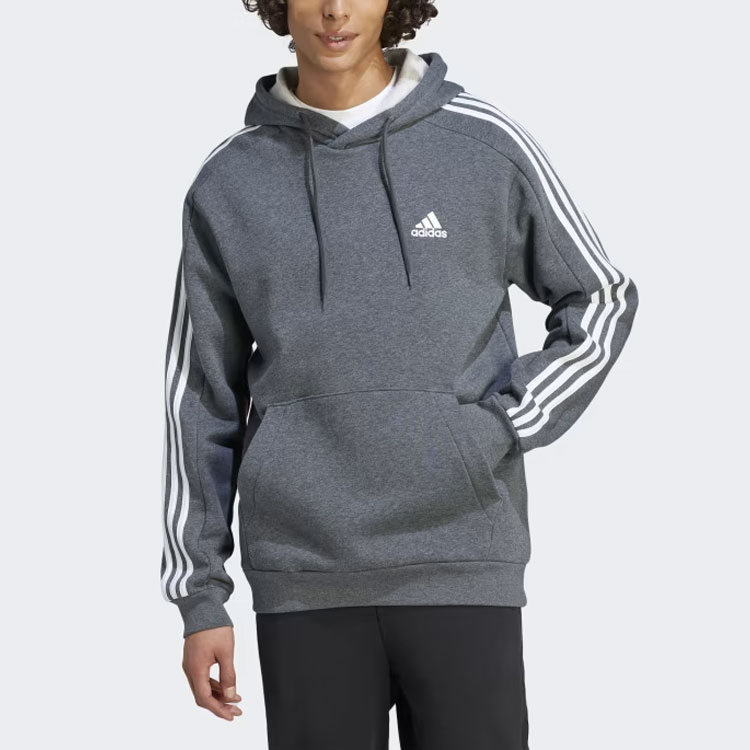 Футболка Essential мужская тёмно-серая смешанного цвета Adidas — фото 3