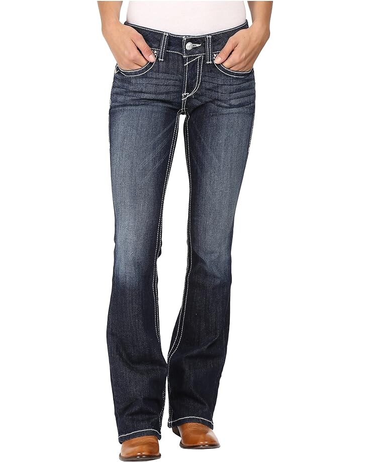 

Джинсы Ariat R.E.A.L. Bootcut Rosey Whipstitch in Lakeshore, цвет Lakeshore