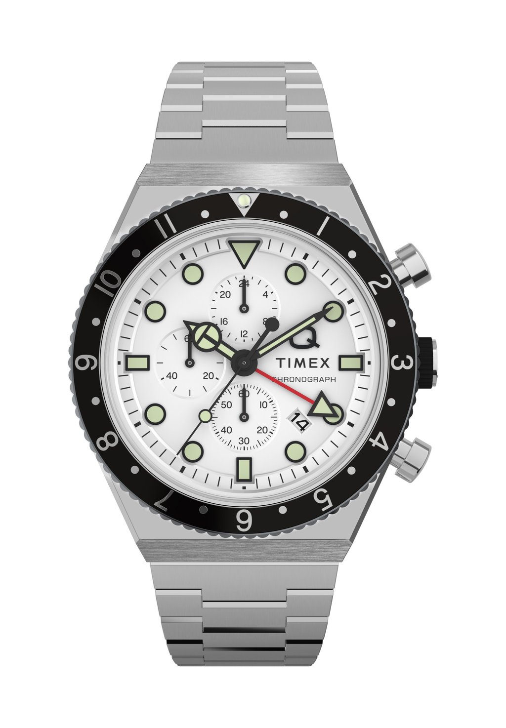 

Хронограф Timex, серебристый