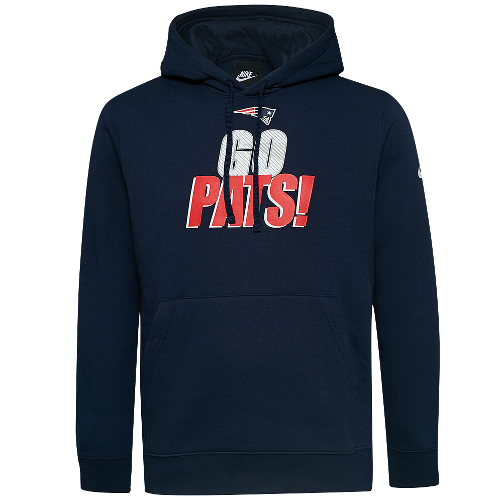 

Мужская флисовая толстовка с капюшоном New England Patriots NFL Nike Club